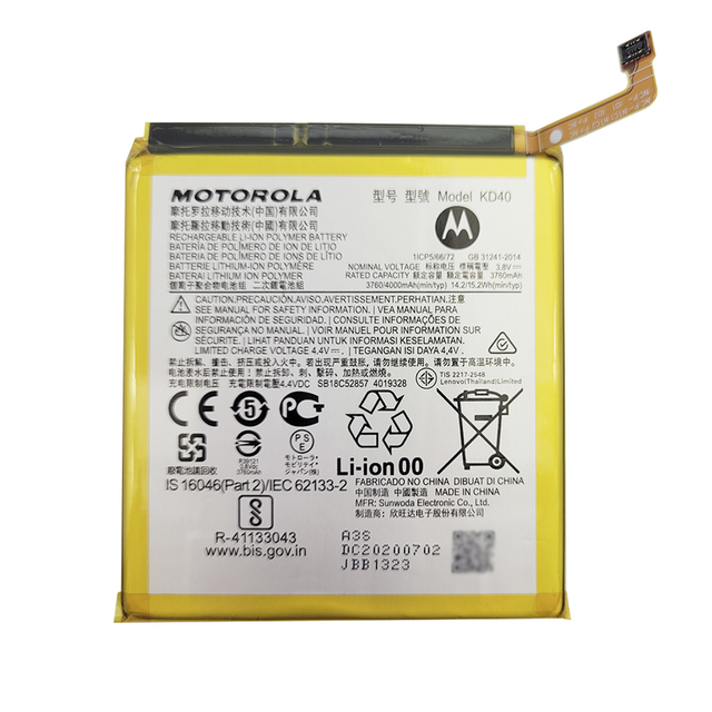 BATERIA MOTO G8 PLUS G8 + ORIGINAL (KD40) 